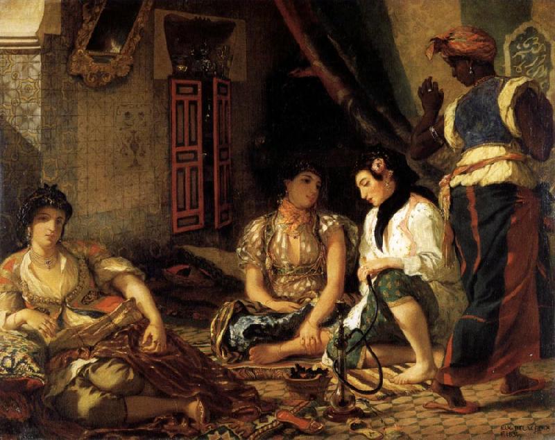 Eugene Delacroix Women of Algiers oil painting image